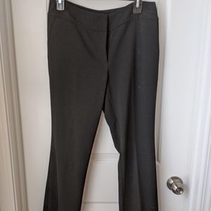 Black straight legged Ann Taylor dress pants curvy